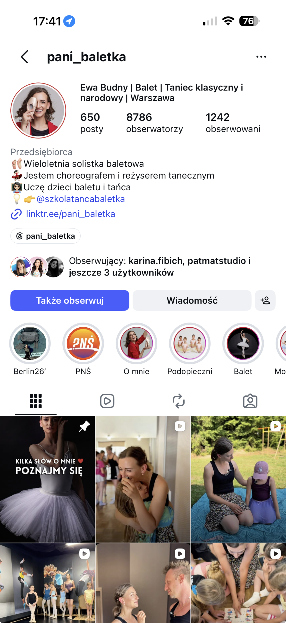 Ustawienie profili od zera