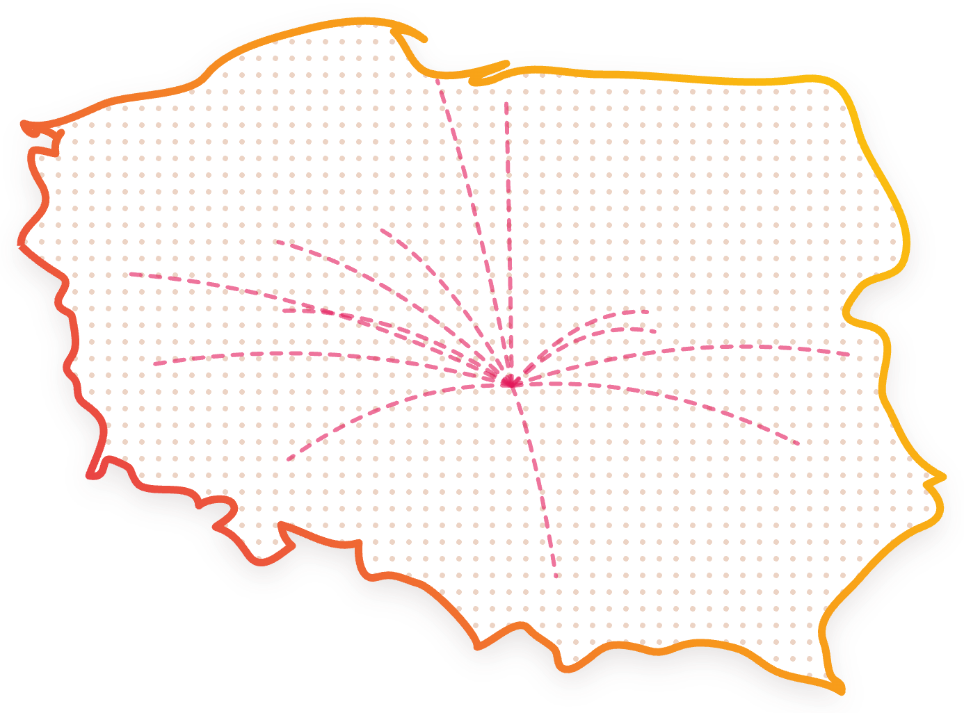 Mapa miast, w których nagrywam