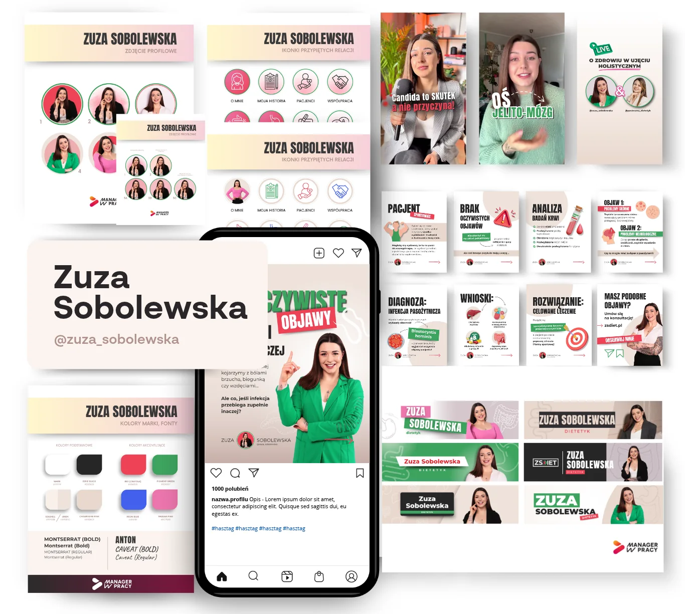 Zuza Sobolewska – Identyfikacja na social media